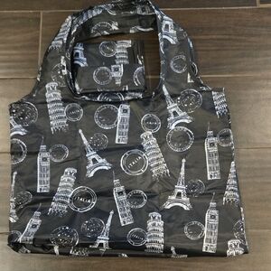 Austin House Black/White European Themed Tote Bag NWOT